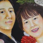 結婚式に★似顔絵ウェルカムボード