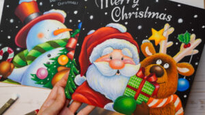 【Lesson.46】チョークアートで描く『クリスマス2023①』