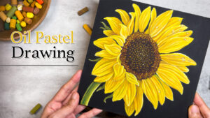 夏の花！鮮やかなひまわりチョークアート